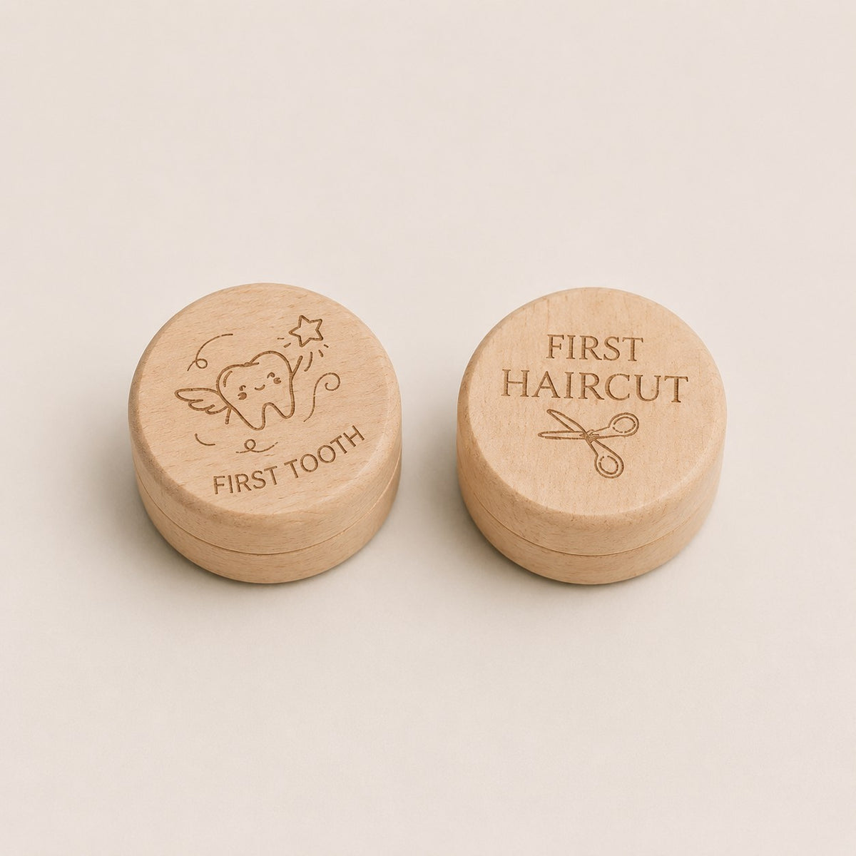 First Tooth & Hair Keepsake Box