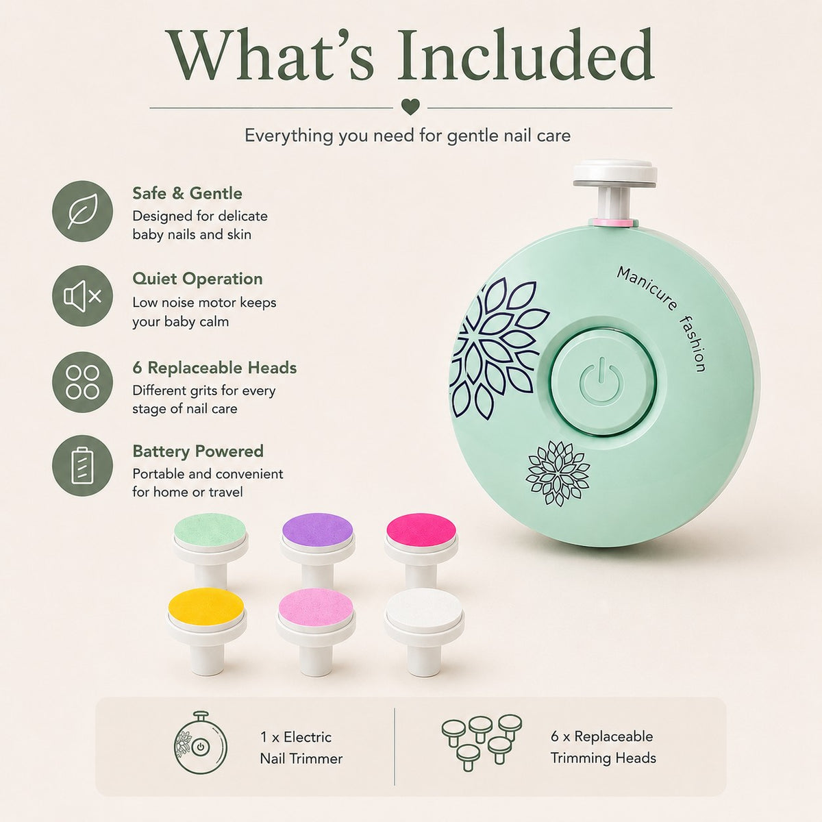 Electric Baby Nail Trimmer